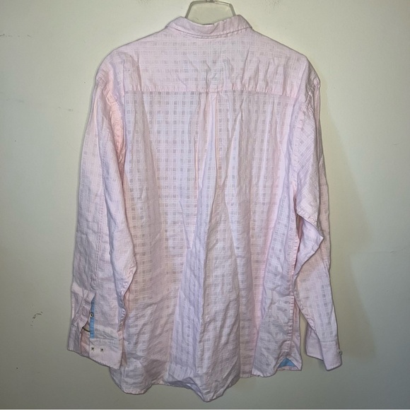 Tommy Bahama Linen Blend Button Down Shirt Pink Size XL - Picture 5 of 10